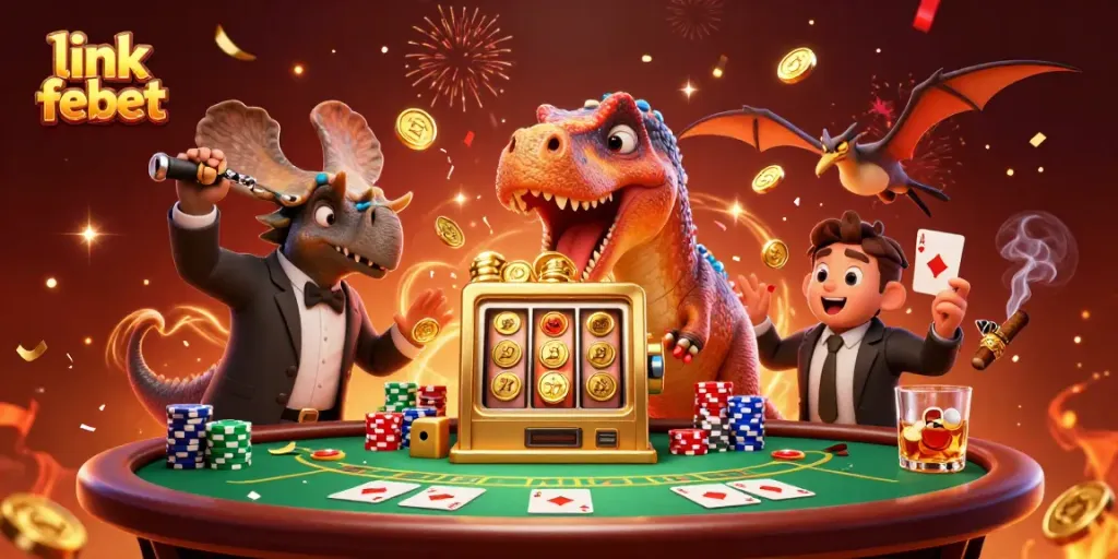 Experience the excitement of winning at the casino with link febet in an immersive slots scene.