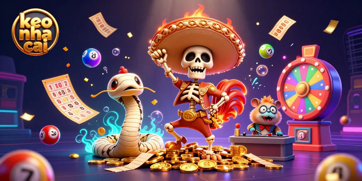 Experience exciting betting moments with "keo nha cai" in a vibrant casino celebration.